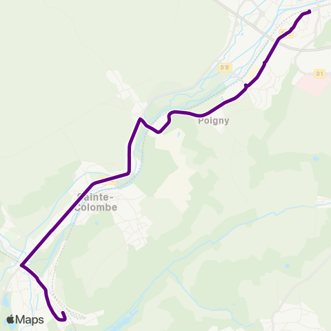 Île-de-France Mobilités Gare SNCF <> Gare SNCF Quai 3 map