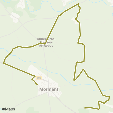 Île-de-France Mobilités Collège Nicolas Fouquet <> Bisseaux map