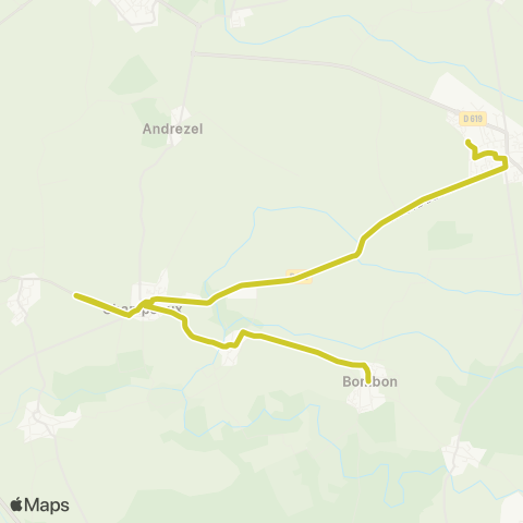Île-de-France Mobilités Collège Nicolas Fouquet <> Mairie map