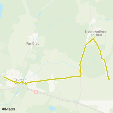 Île-de-France Mobilités Lycée Clément Ader <> Maison des Associations map