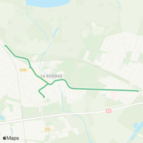 Île-de-France Mobilités Gare de Gretz-Armainvilliers <> Gare de Tournan map