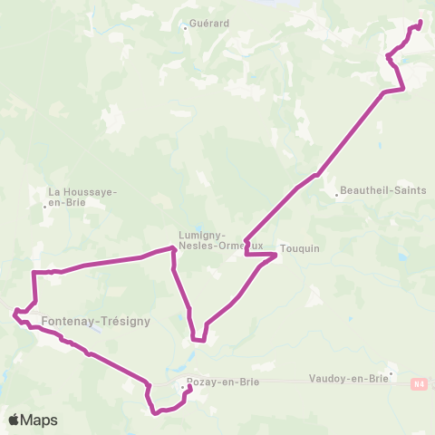 Île-de-France Mobilités Cité Scolaire <> Rue Bertaux map