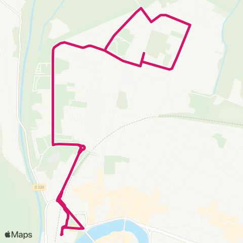 Île-de-France Mobilités Gare de Meaux (Quai 4) <> Gare de Meaux (Dépose) map