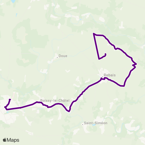 Île-de-France Mobilités Cité Scolaire Quai 2 <> Pl. de l'Église map