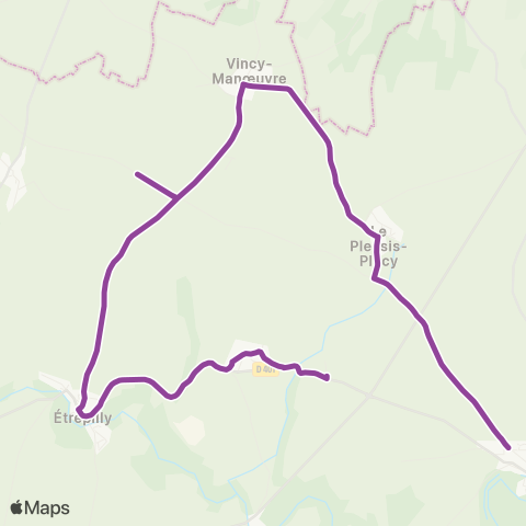 Île-de-France Mobilités Collège Camille Saint Saëns <> Beauval map