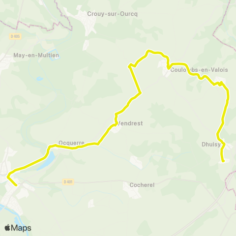 Île-de-France Mobilités Gare de Lizy-sur-Ourcq <> Chambardy map
