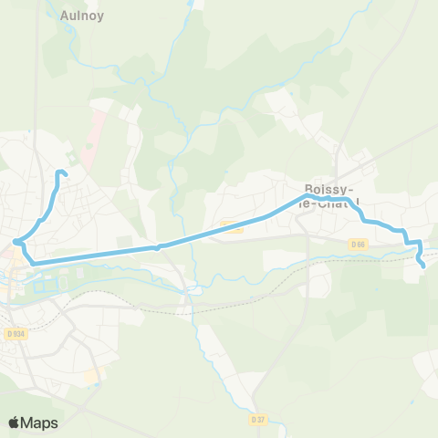 Île-de-France Mobilités Lycée la Bretonnière <> Cité Scolaire map