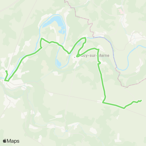 Île-de-France Mobilités Gare de la Ferté-sous-Jouarre (Quai d) <> Villaré map