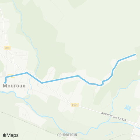 Île-de-France Mobilités Collège George Sand <> Belle Croix map