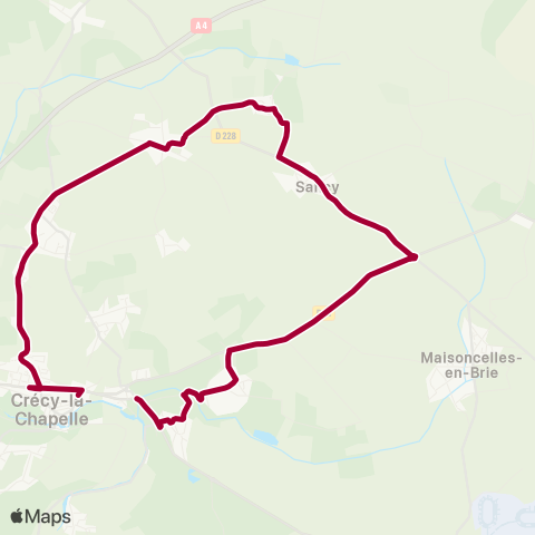 Île-de-France Mobilités Collège Mon Plaisir <> La Chapelle map