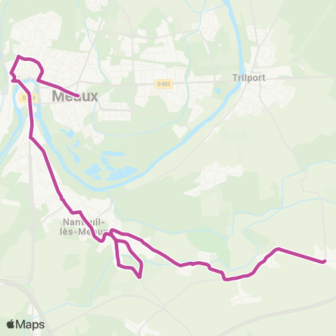 Île-de-France Mobilités Centre <> Collot map