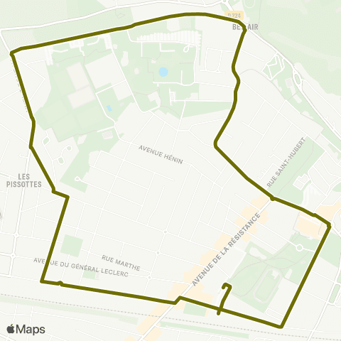 Île-de-France Mobilités Gare de Chelles - Gournay <> Gare de Chelles - Gournay map