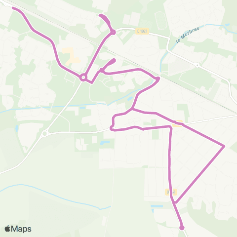 Île-de-France Mobilités Gare de Roissy-en-Brie <> Gare de Roissy-en-Brie map