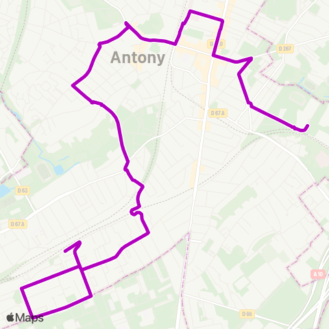 Île-de-France Mobilités Pierre Gilles de Gennes <> Les Baconnets RER map