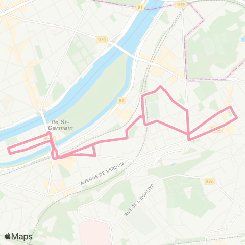 Île-de-France Mobilités Mairie d'Issy <> Mairie d'Issy map