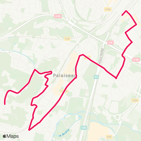 Île-de-France Mobilités La Hunière - Joncherettes <> Gare de Massy - Palaiseau map