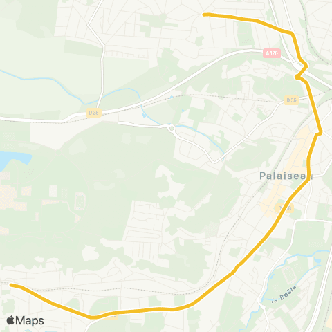Île-de-France Mobilités Gare de Lozère <> Marché du Pileu map