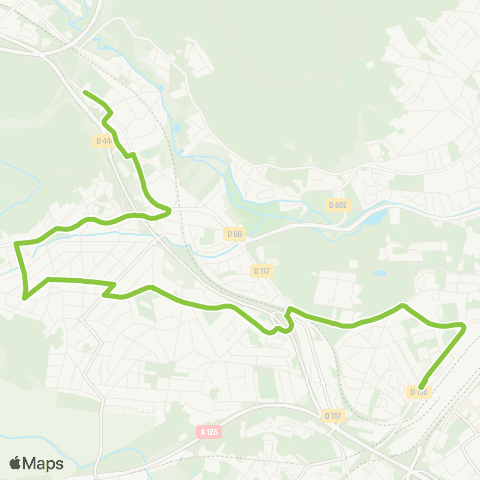 Île-de-France Mobilités Gare de Massy - Palaiseau <> Dr Schweitzer map