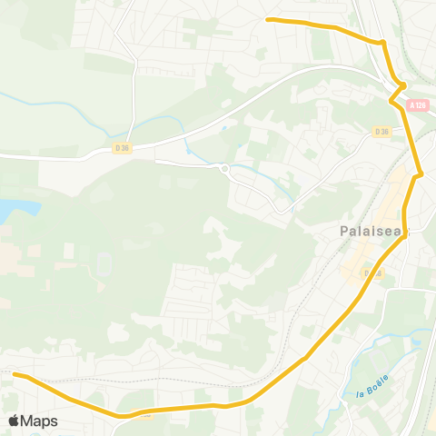Île-de-France Mobilités Marché du Pileu <> Gare de Lozère map