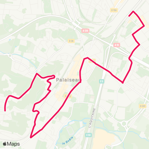 Île-de-France Mobilités Gare de Massy Palaiseau <> La Hunière / Joncherettes map