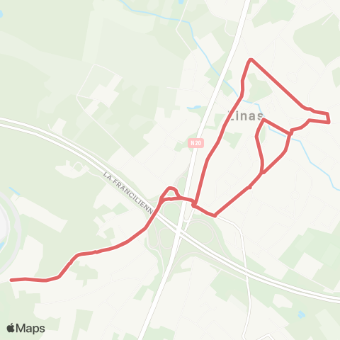 Île-de-France Mobilités Unm / Utac <> Unm-Utac map