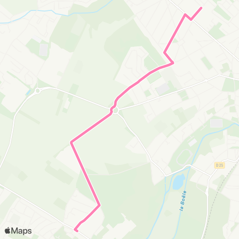 Île-de-France Mobilités Collège Maurois <> Résidence map