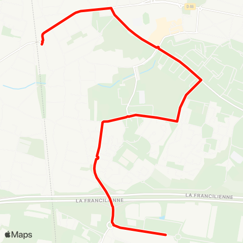 Île-de-France Mobilités Noue Rousseau <> Gare de St-Michel-s/-Orge map
