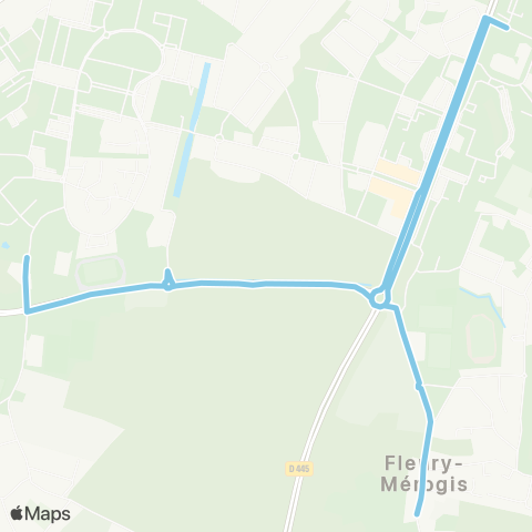 Île-de-France Mobilités Collège Paul Éluard <> Hôp. Henri Manhès map