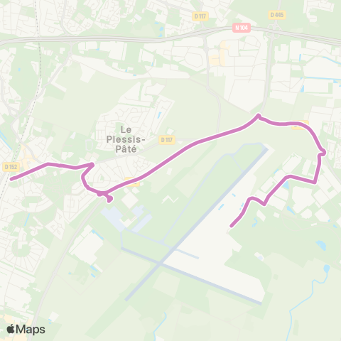 Île-de-France Mobilités Eurocontrol <> Gare Place map