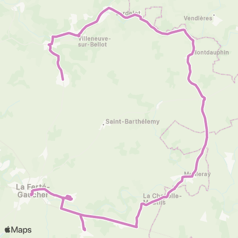 Île-de-France Mobilités Promenades <> Grand Doucy map