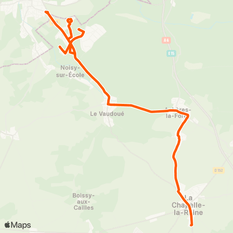 Île-de-France Mobilités Gare Routière <> Auvers map