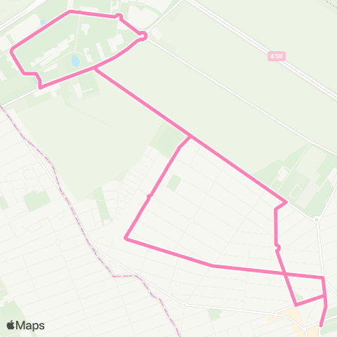 Île-de-France Mobilités Gare de Villeparisis - Mitry-le-Neuf <> Gare de Villeparisis - Mitry-le-Neuf map