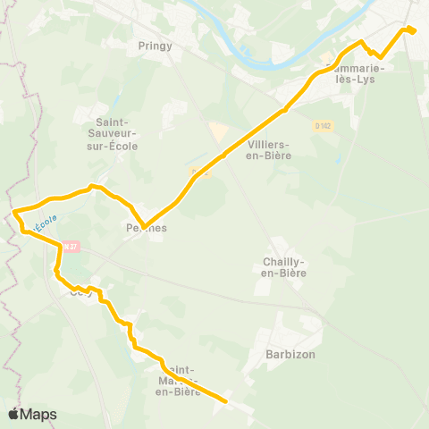 Île-de-France Mobilités Gare SNCF - Rue de l'Industrie <> Longues Raies map