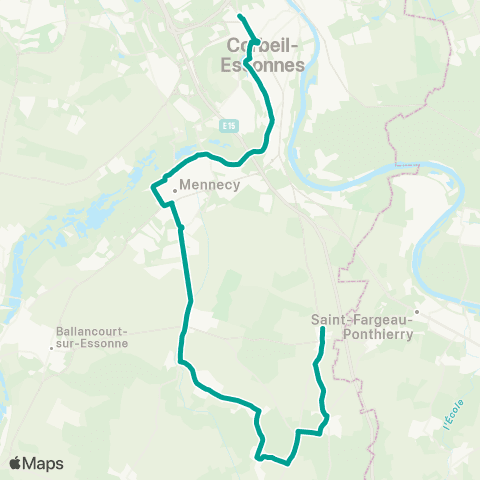 Île-de-France Mobilités Lycée <> Bouletterie / Tabac map