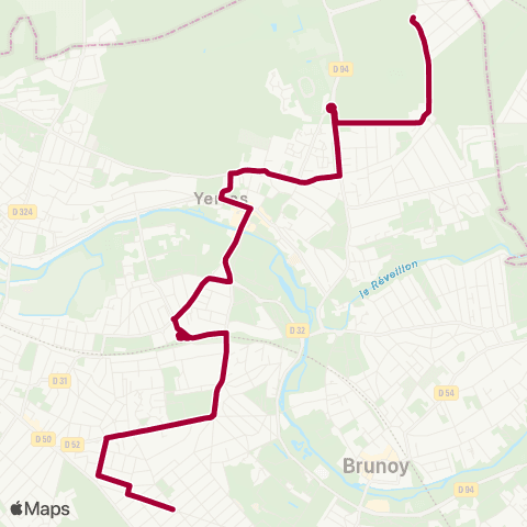 Île-de-France Mobilités Rond-Point Pasteur <> Grosbois map