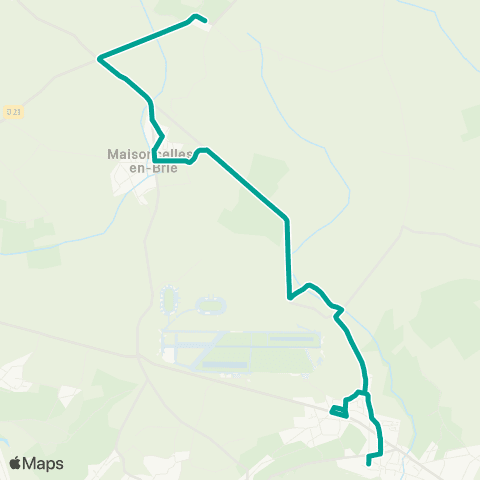 Île-de-France Mobilités Collège George Sand <> Église map