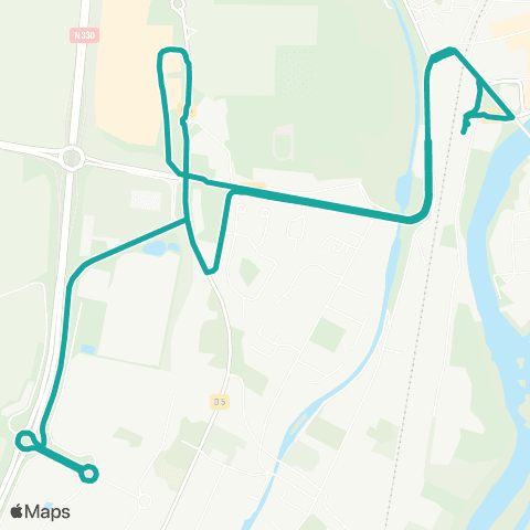 Île-de-France Mobilités Gare de Meaux <> Gare de Meaux map
