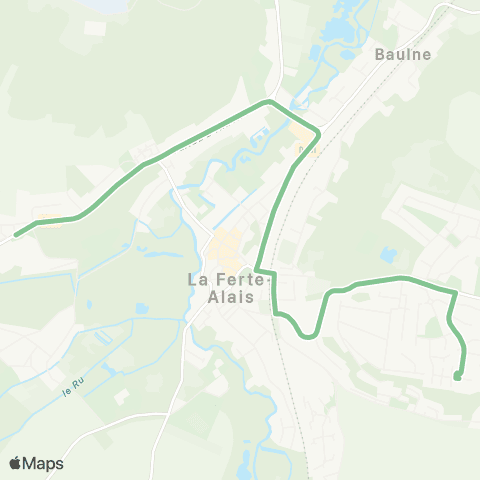 Île-de-France Mobilités Lycée A. Denis <> École Vieilles Vignes map