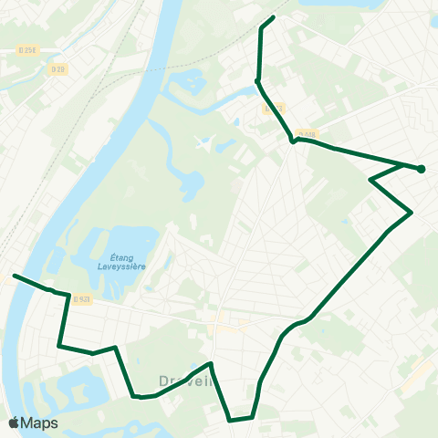 Île-de-France Mobilités Gare de Vigneux-s/-Seine <> Juvisy Gare rout. Seine map