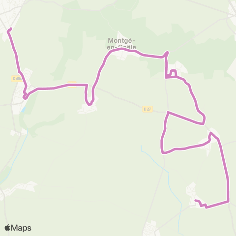 Île-de-France Mobilités Gare de Dammartin - Juilly - St-Mard <> Ctre map