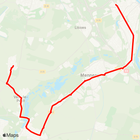 Île-de-France Mobilités Lycée <> Marquants / Croix Boissée map