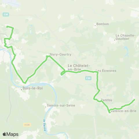 Île-de-France Mobilités Despatys Préfecture <> Église map