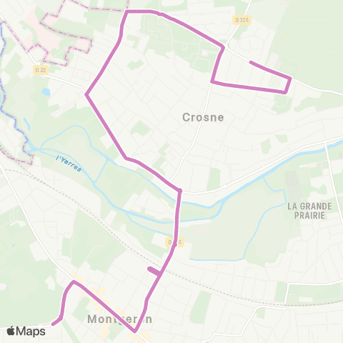 Île-de-France Mobilités Lycée <> Salvador Allende map
