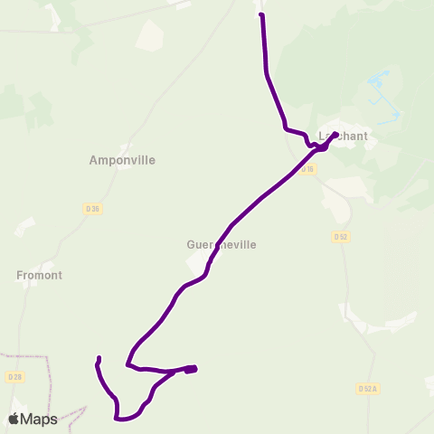 Île-de-France Mobilités Gare Routière <> Burcy map