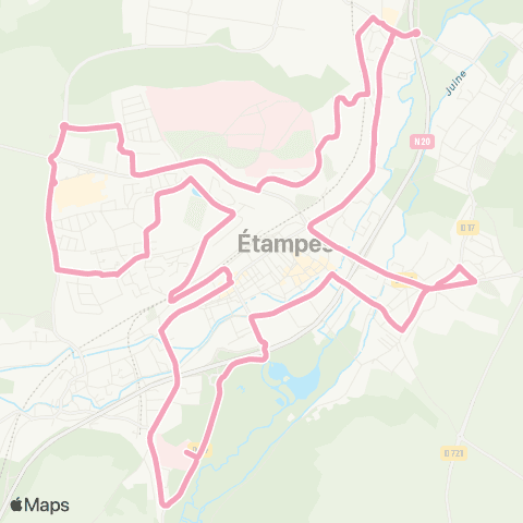 Île-de-France Mobilités Hôpital <> Hôpital map