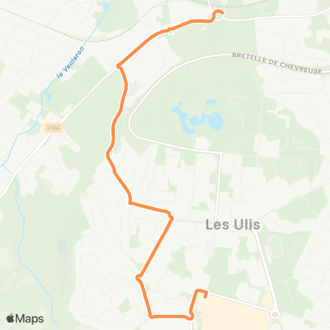 Île-de-France Mobilités 8 mai 1945 <> Centre Commercial Ulis 2 map