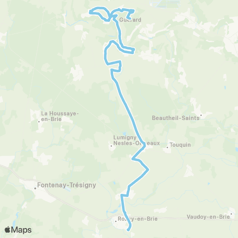 Île-de-France Mobilités Place <> Lycée la Tour des Dames map