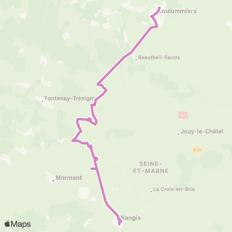 Île-de-France Mobilités Cité Scolaire <> Collège Barthélémy map