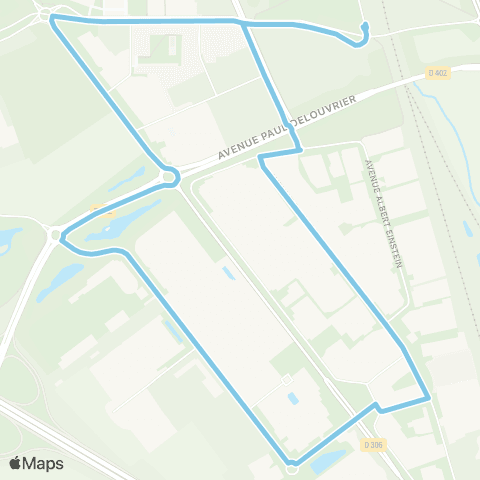 Île-de-France Mobilités Gare de Lieusaint - Moissy <> Gare de Lieusaint - Moissy map