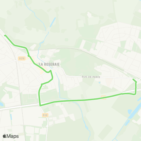 Île-de-France Mobilités Gare de Gretz-Armainvilliers <> Gare de Tournan map